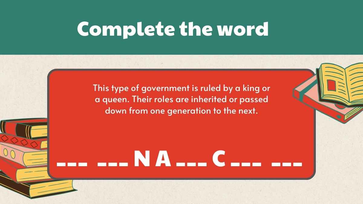 Types of Government Lesson - slide 5