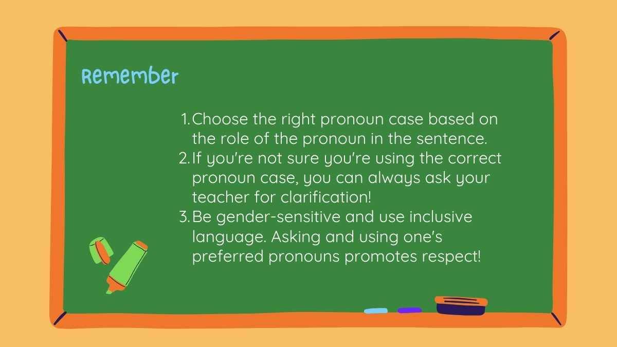 Understanding the Pronoun Case Lesson for Elementary - diapositiva 14