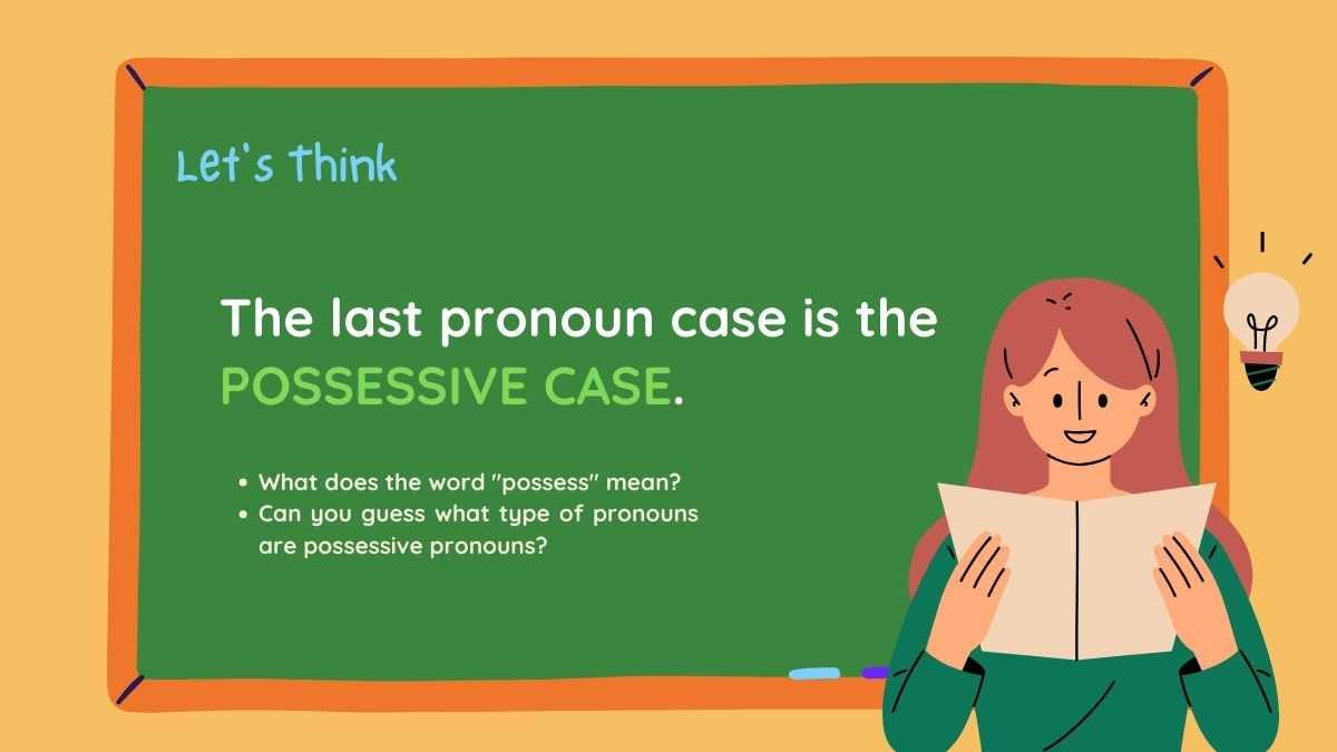 Understanding the Pronoun Case Lesson for Elementary - slide 8