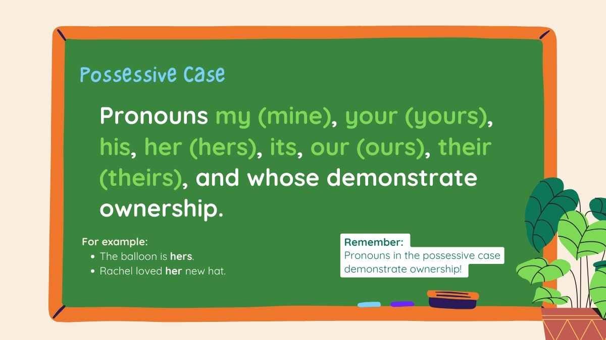 Understanding the Pronoun Case Lesson for Elementary - slide 9