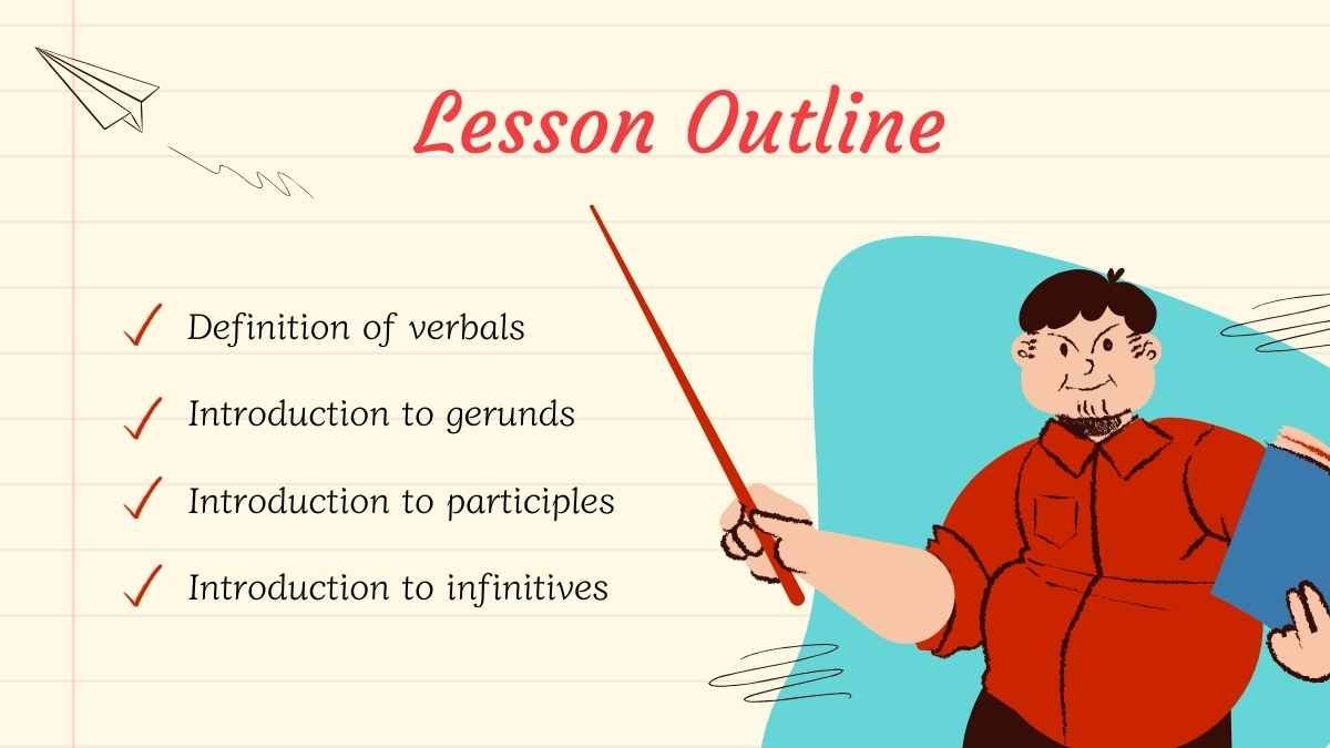 Verbals, Gerunds and Participles Lesson for Middle School - slide 2