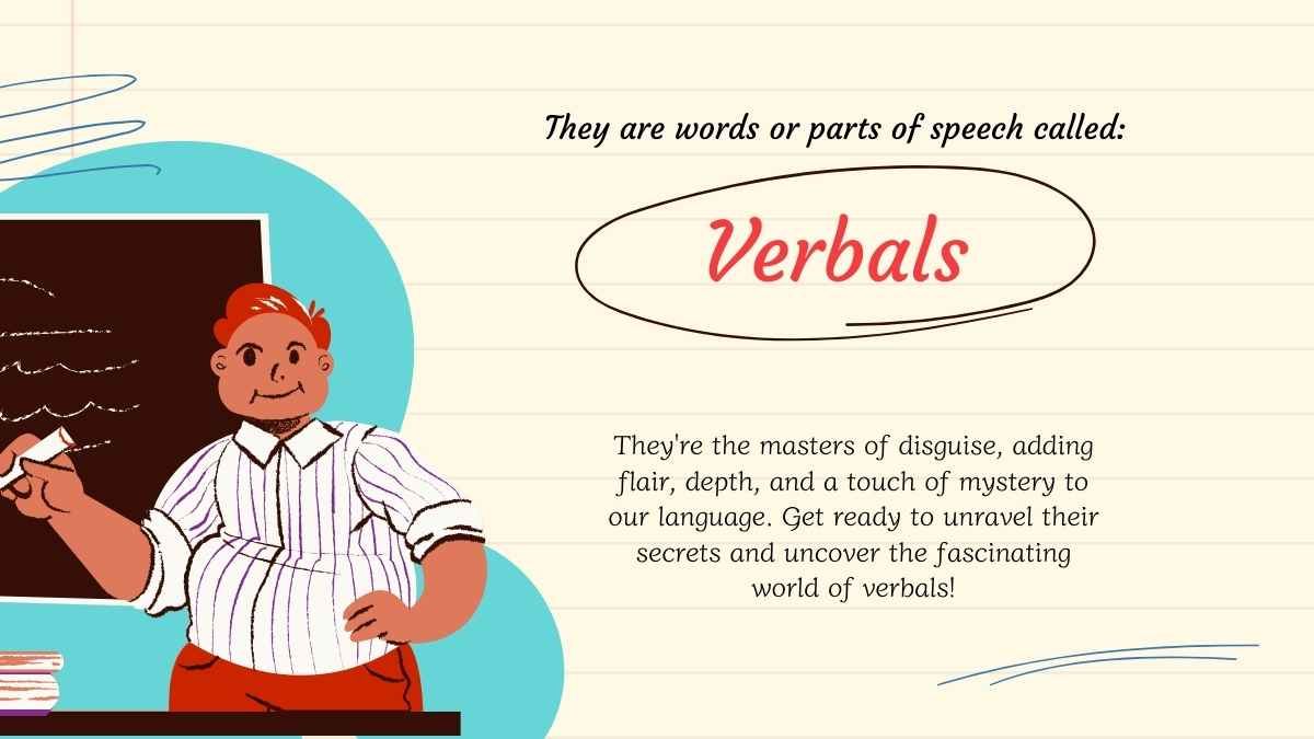 Verbals, Gerunds and Participles Lesson for Middle School - slide 4