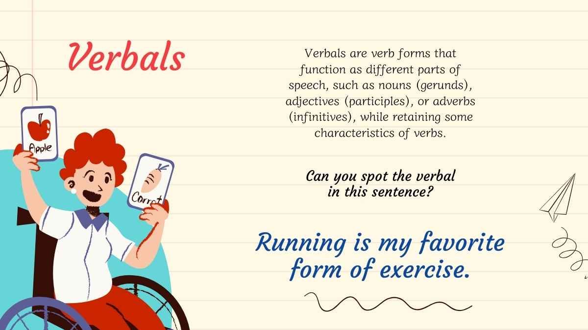 Verbals, Gerunds and Participles Lesson for Middle School - diapositiva 6