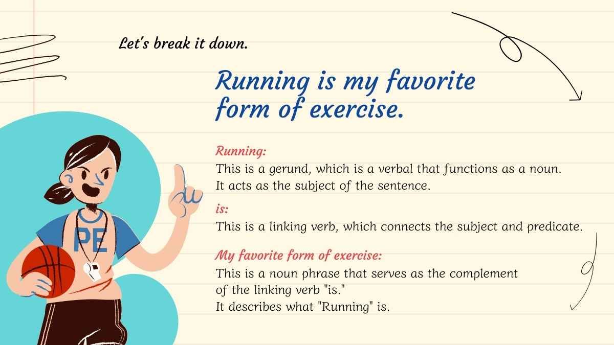 Verbals, Gerunds and Participles Lesson for Middle School - slide 7