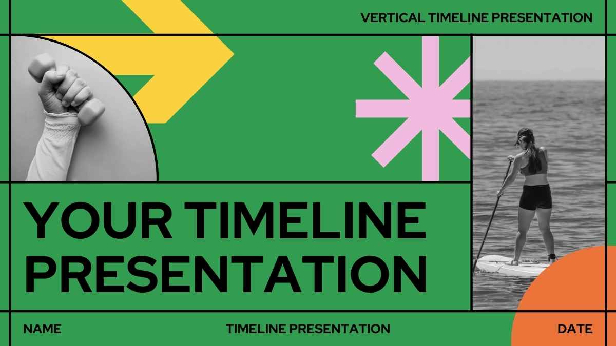 Vertical Timeline Slides - slide 1