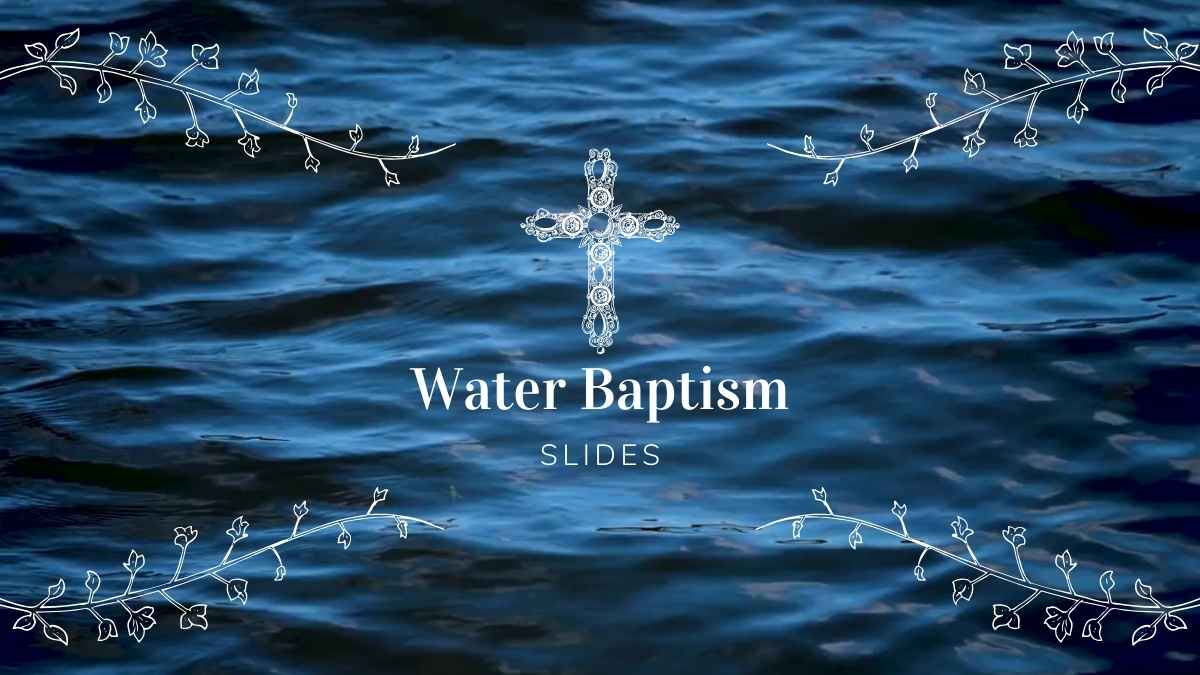 Video Background Water Baptism Slides - slide 3