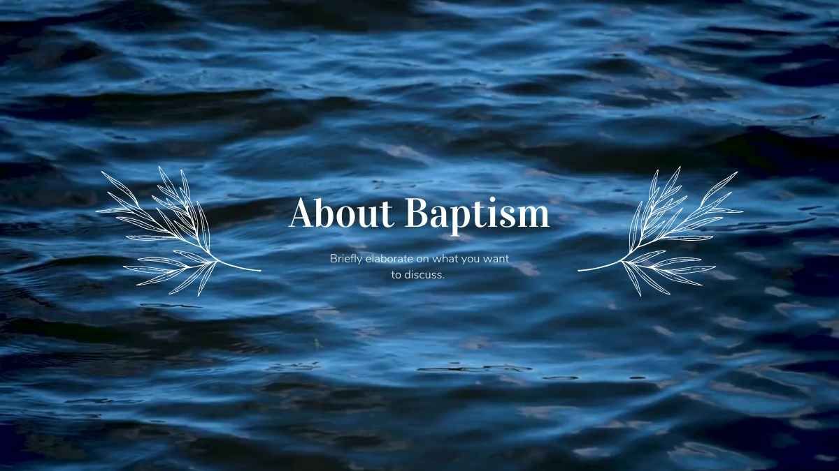 Video Background Water Baptism Slides - slide 3