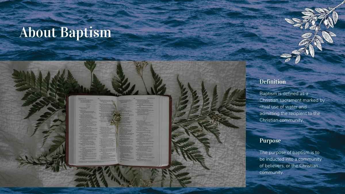 Video Background Water Baptism Slides - diapositiva 5