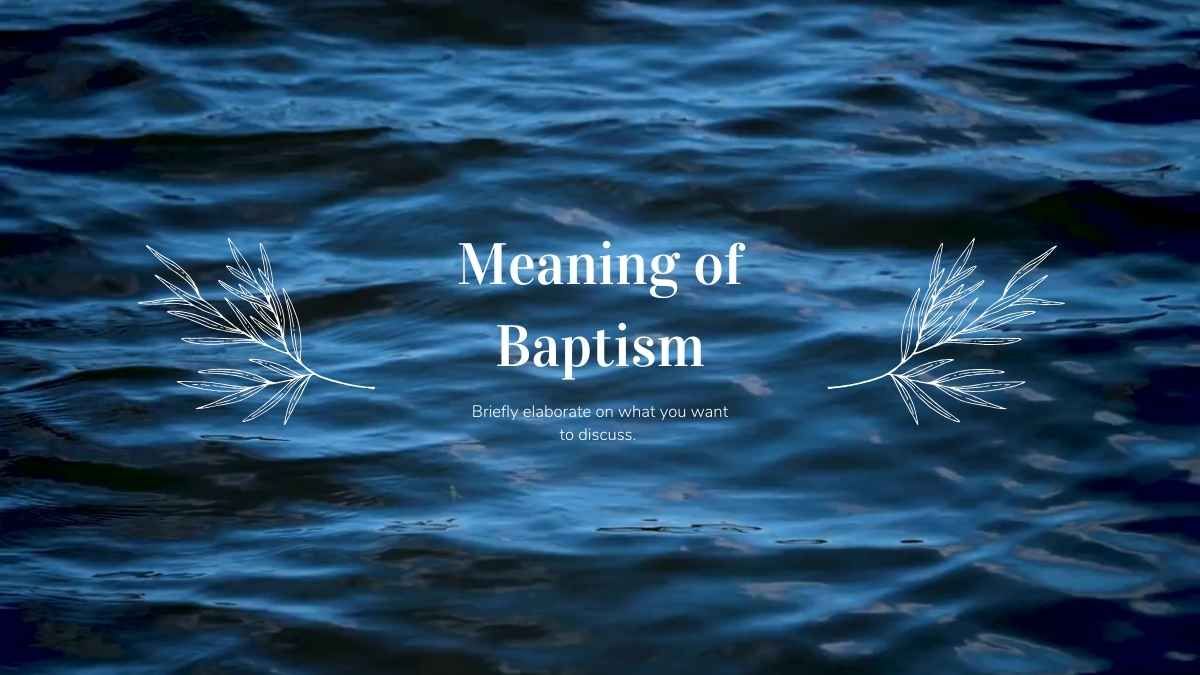 Video Background Water Baptism Slides - diapositiva 9