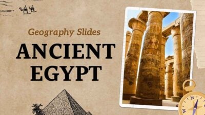 Vintage Ancient Egypt Geography Slides