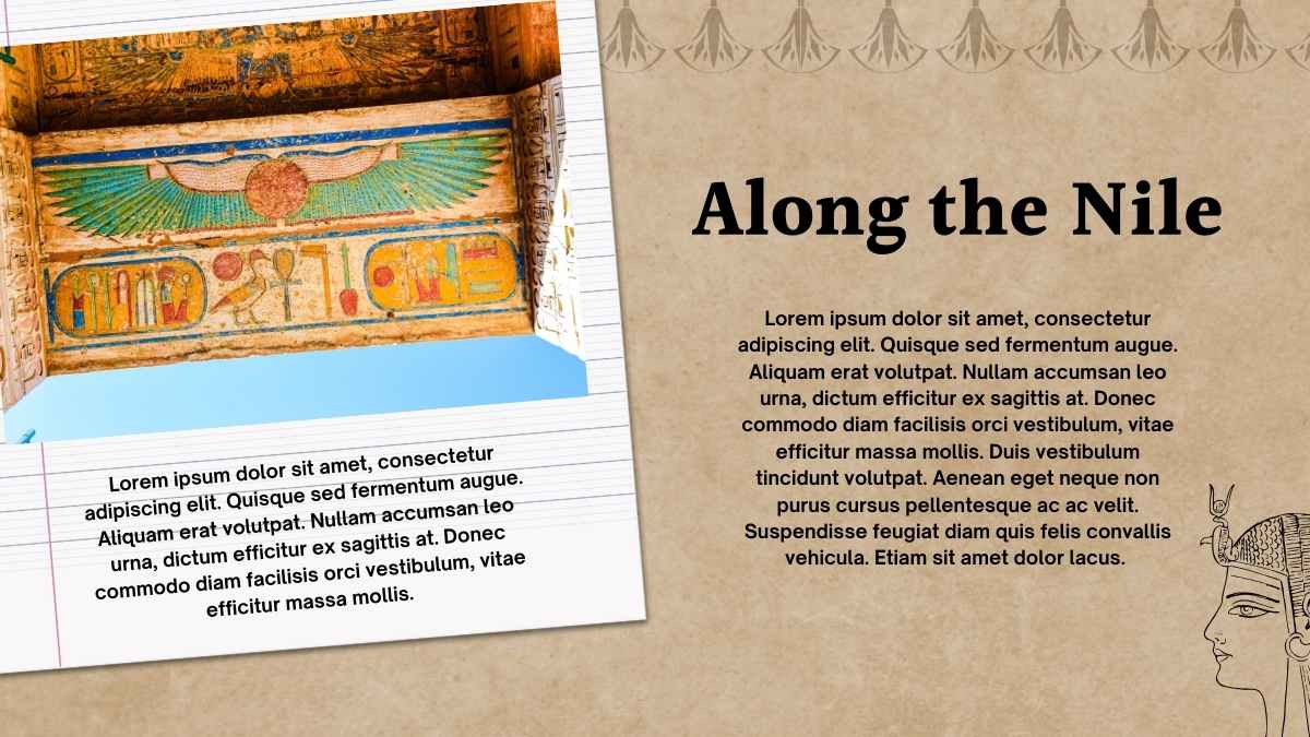 Vintage Ancient Egypt Geography Slides - slide 14