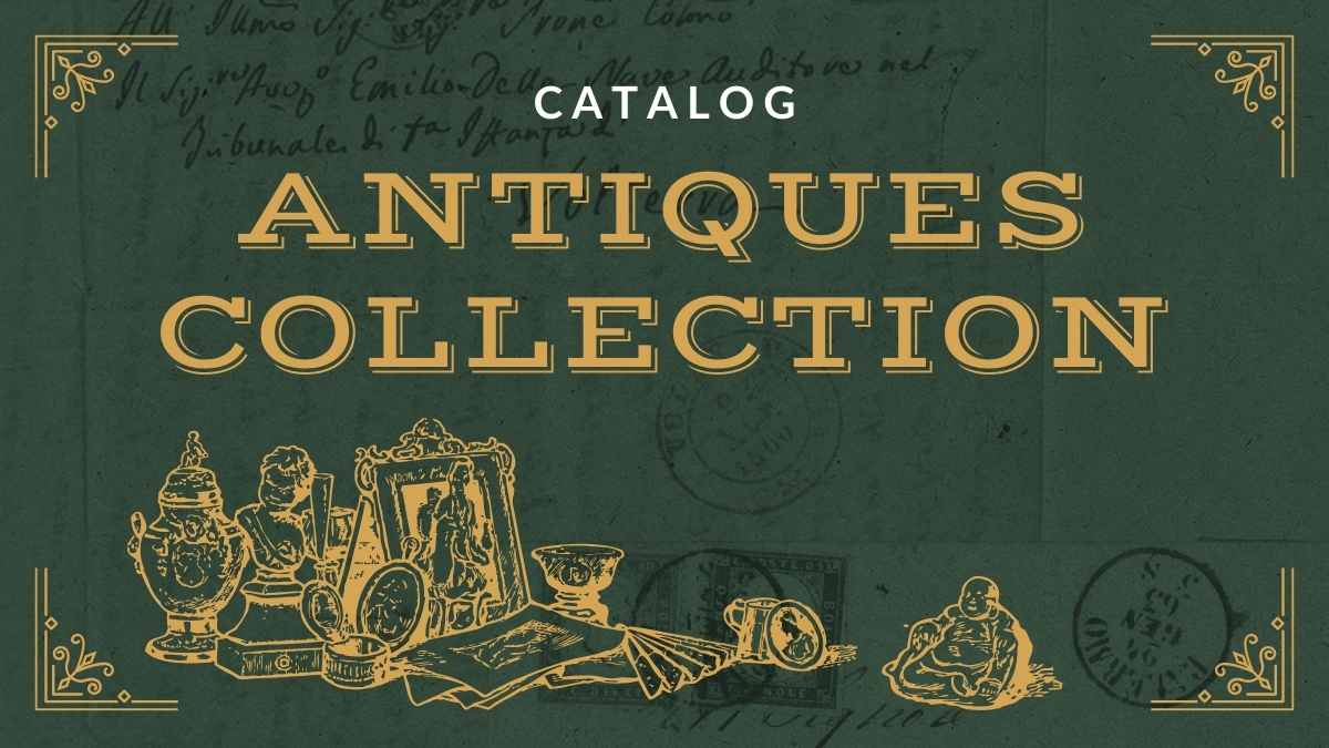 Vintage Antiques Collection Catalog Slides - slide 1