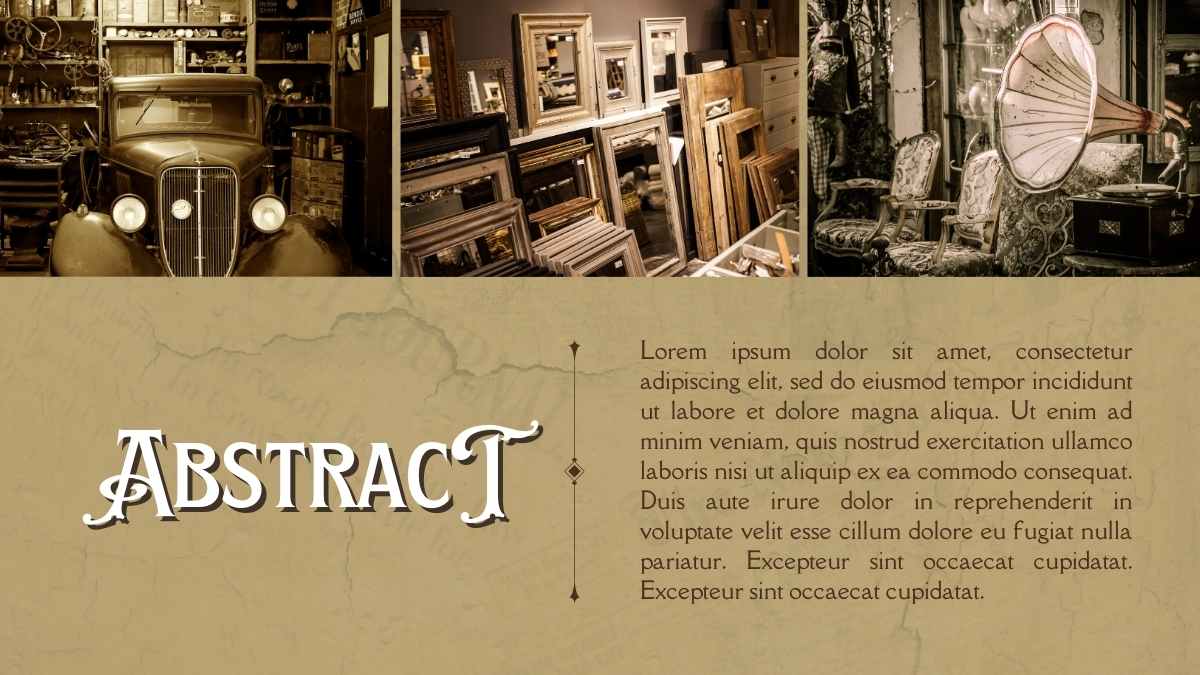 Plantillas Vintage de Estilo Art Nouveau para Pósteres de Investigación - diapositiva 6