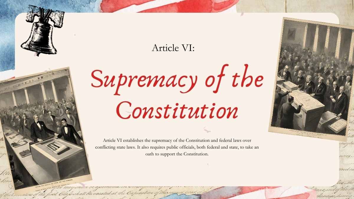 Vintage Constitution Minitheme Slides - slide 13