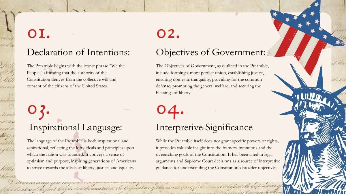 Vintage Constitution Minitheme Slides - slide 5