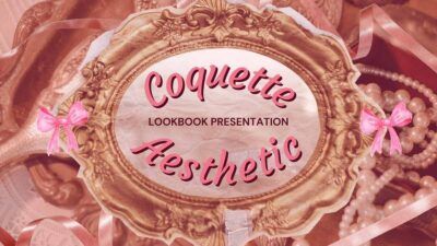 Slides Carnival Google Slides and PowerPoint Template Vintage Coquette Aesthetic Look Book 1