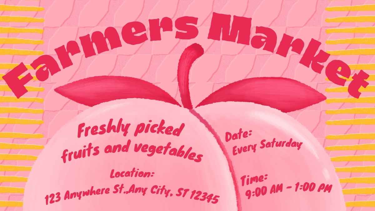 Aesthetic Vintage Farmers Market Posters Slides - slide 4