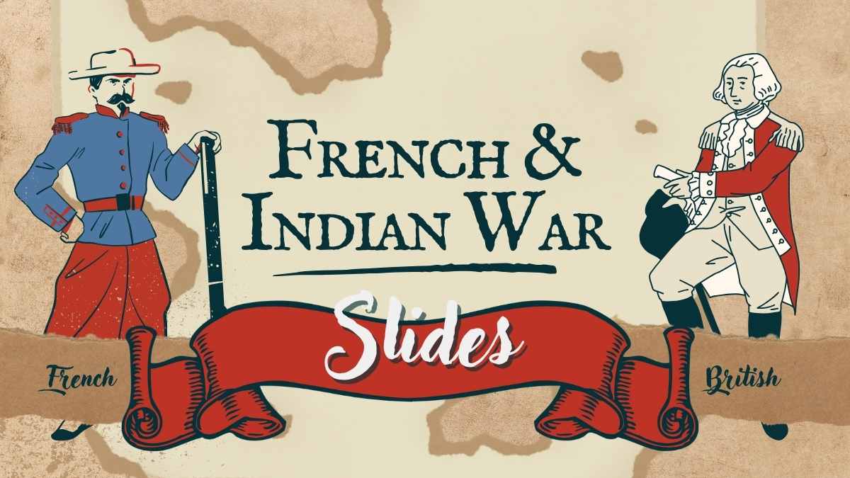 Vintage French And Indian War Slides - slide 1