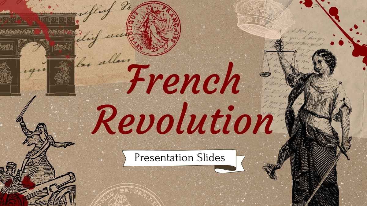 Vintage French Revolution Slides - slide 1