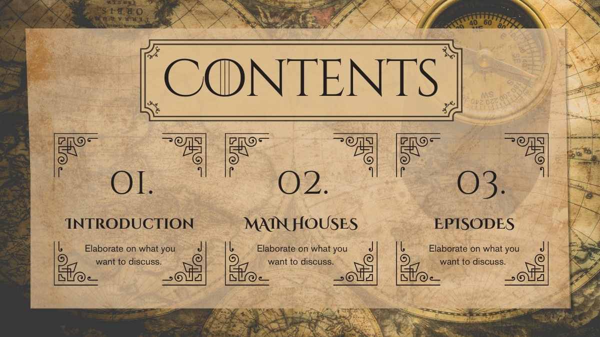 Vintage Game of Crowns Minitheme Slides - slide 3