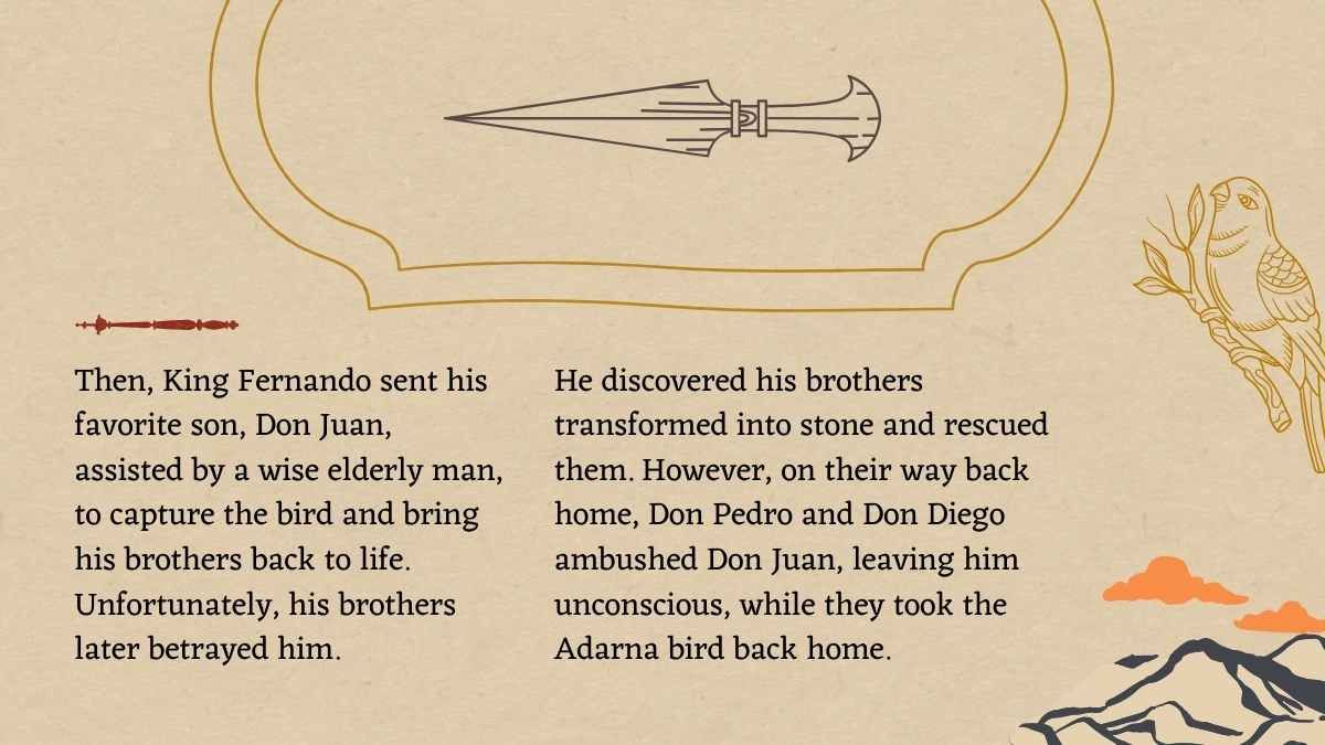 Vintage Ibong Adarna Lesson Background - slide 7