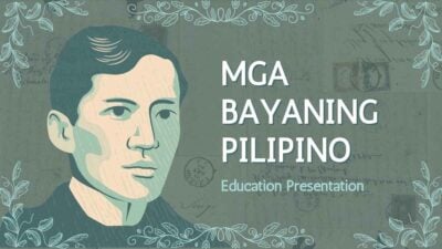 Vintage Mga Bayaning Pilipino Slides