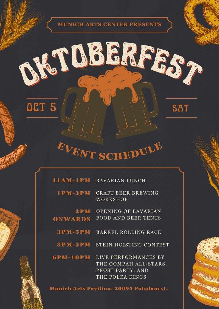 Vintage Oktoberfest Event Schedules - slide 1