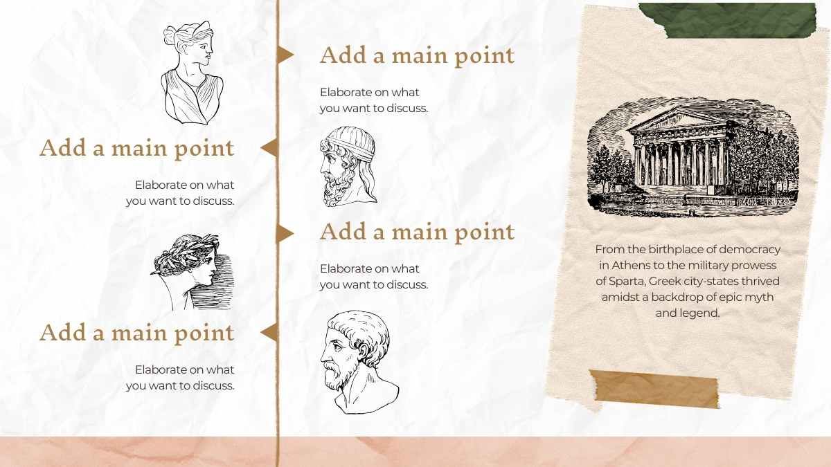 Vintage Social Studies Subject for High School: Ancient Greece & Greek Mythology Slides - diapositiva 12