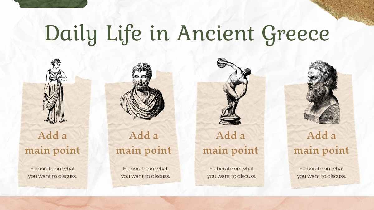 Vintage Social Studies Subject for High School: Ancient Greece & Greek Mythology Slides - slide 14