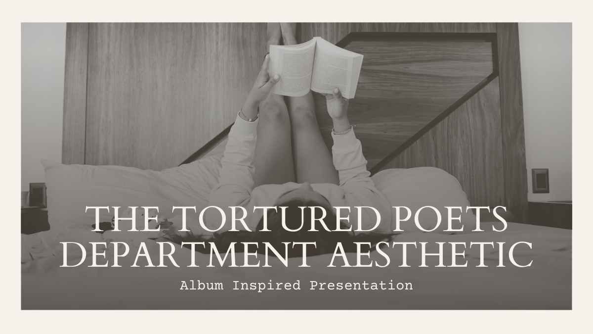 Vintage Tortured Poets Department Album Aesthetic for Swifties - slide 2