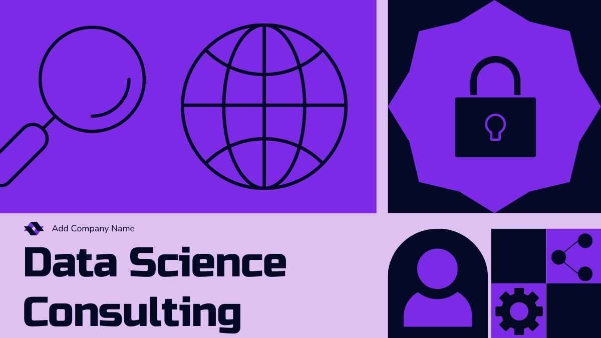 Purple Bold Data Science Consulting Slides - slide 1