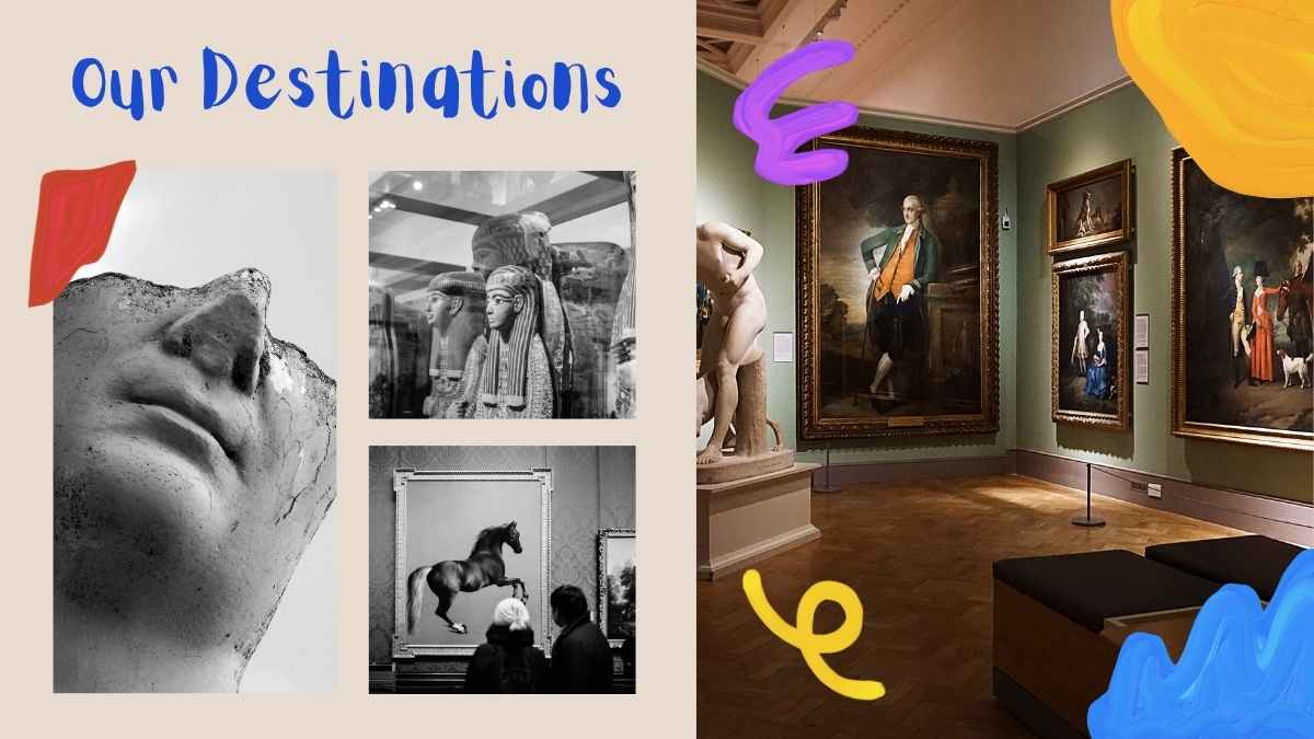 Plantillas Estéticas de Viaje al Museo de Arte Abstracto - diapositiva 9