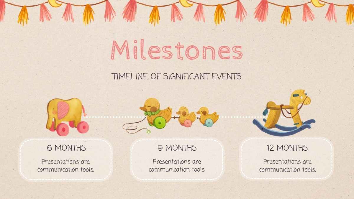 Watercolor Baby’s First 18 Months Milestones - slide 3