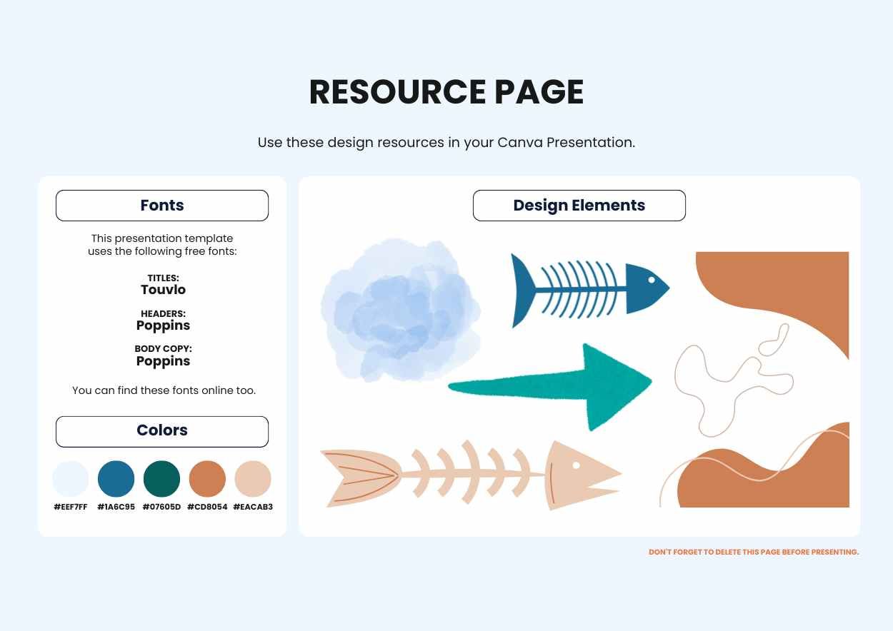 Watercolor Illustrated Fishbone Model Infographic - slide 4