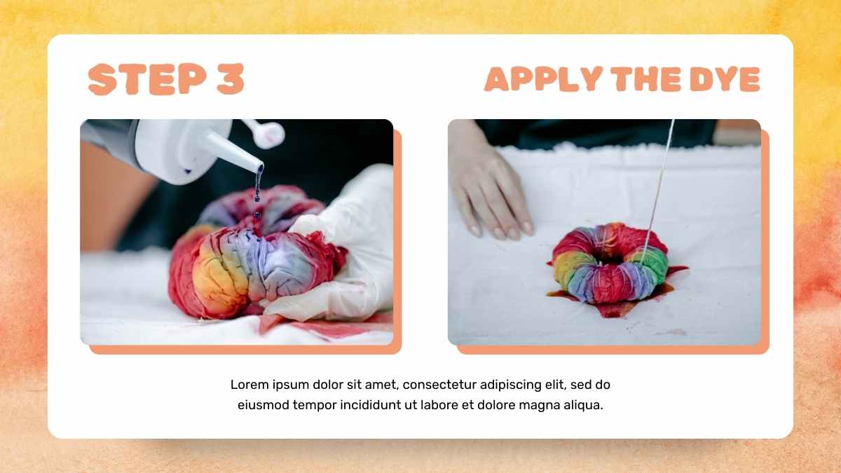 Tutorial de Tie Dye en Camisetas con Acuarelas – Plantillas - diapositiva 11