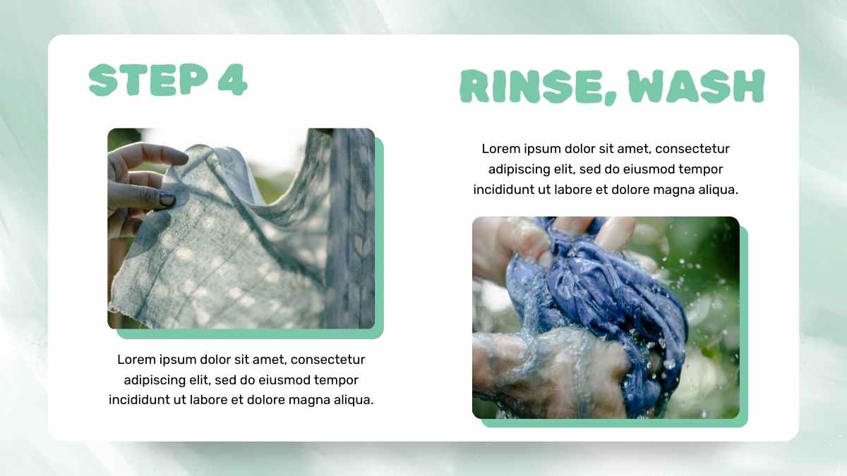 Watercolor T-Shirt Tie Dye Tutorial Slides - slide 12