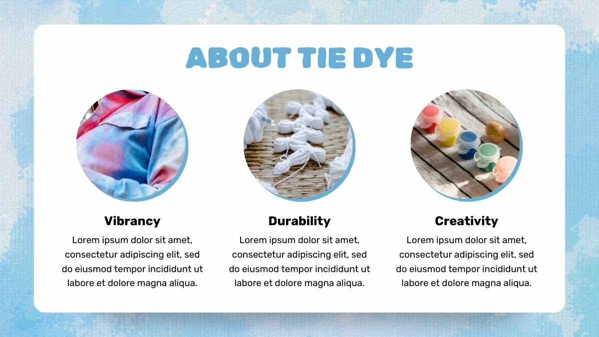 Watercolor T-Shirt Tie Dye Tutorial Slides - slide 3