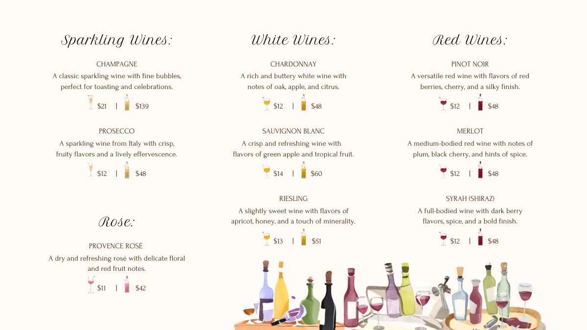 Menu Geser Restoran Bergaya Watercolor untuk Thanksgiving - slide 15