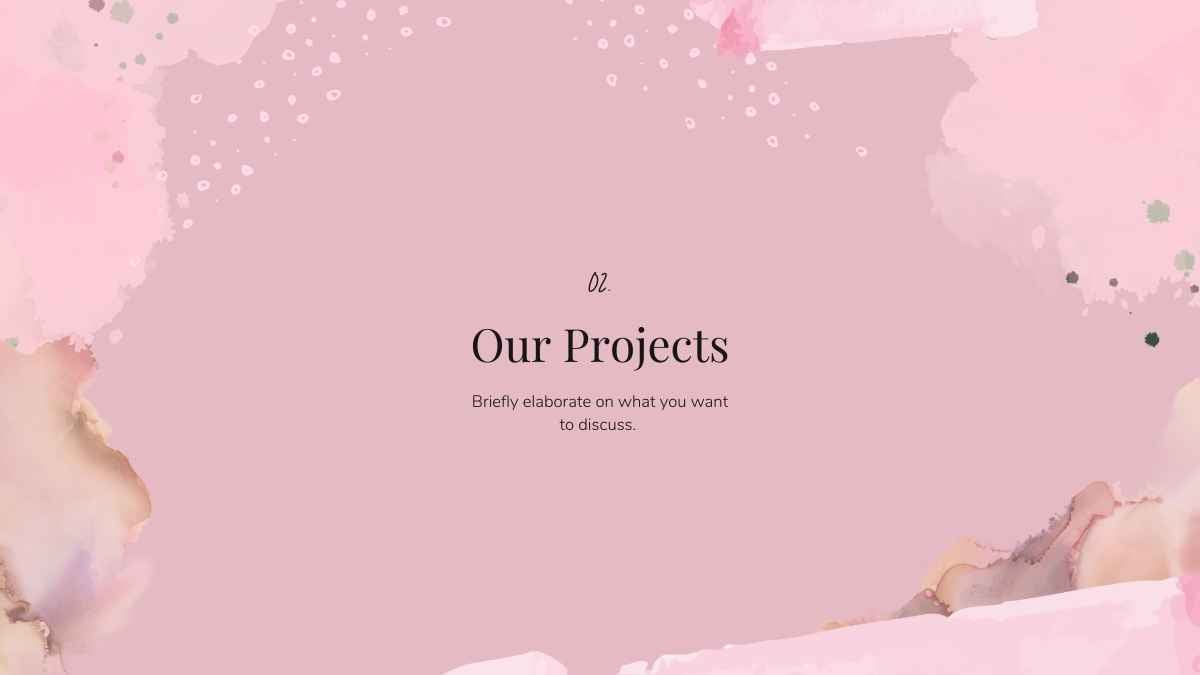 Wedding Band Portfolio Pink Elegant Business Slides - slide 14