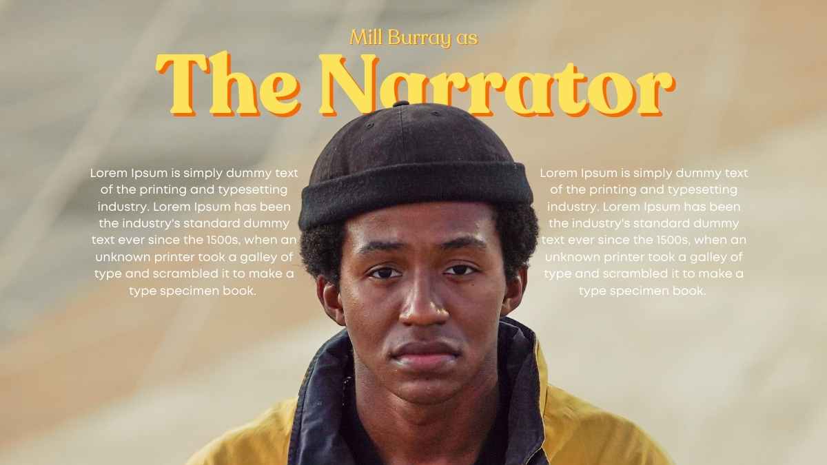 Plantillas para Presentación de Documentales al Estilo de Wes Anderson - diapositiva 12