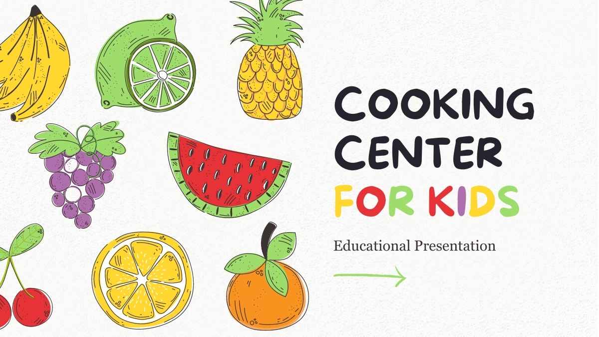 Playful Cooking Center for Kids Slides - slide 1