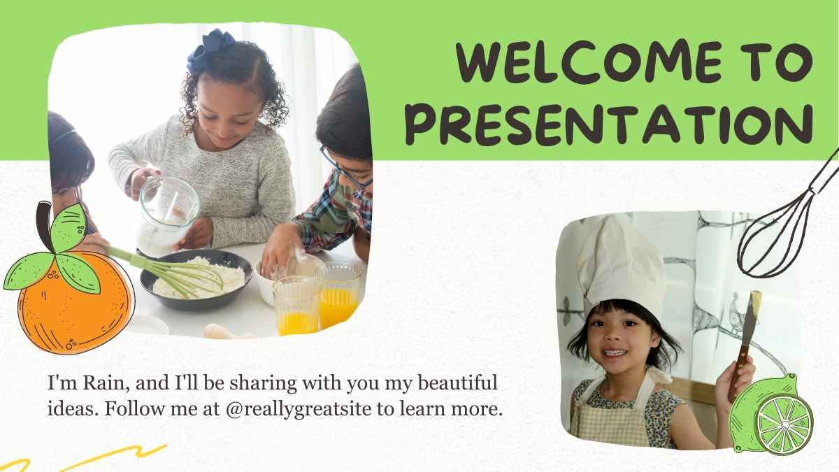 Playful Cooking Center for Kids Slides - slide 7