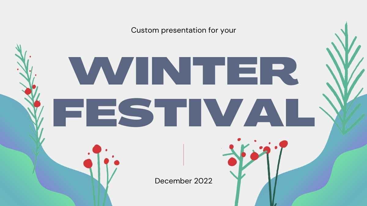 Winter Festival - 슬라이드 1