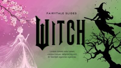 Witch Fairytale Background Slides