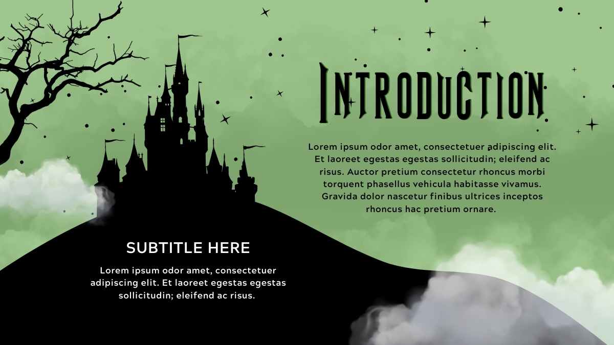 Witch Fairytale Background Slides - slide 2