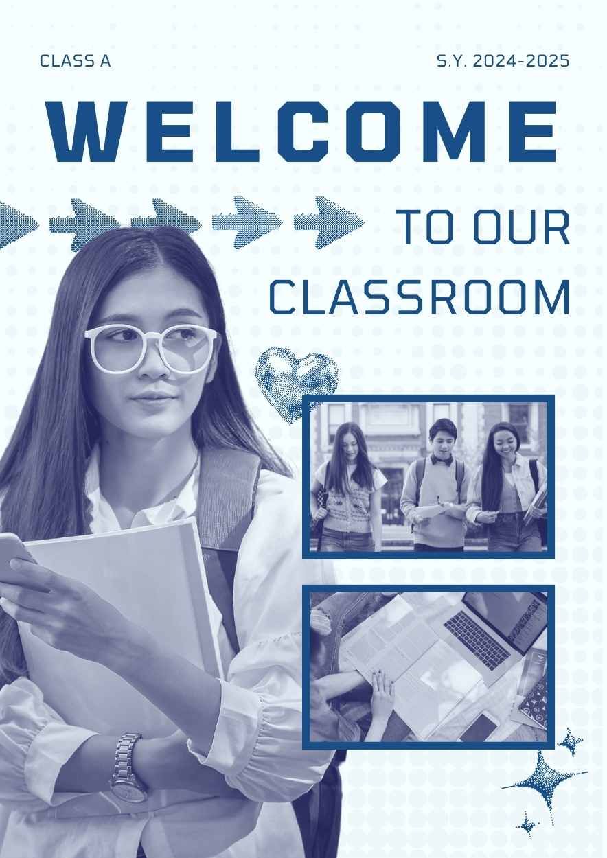 Y2K Welcome to our Classroom Poster - diapositiva 1