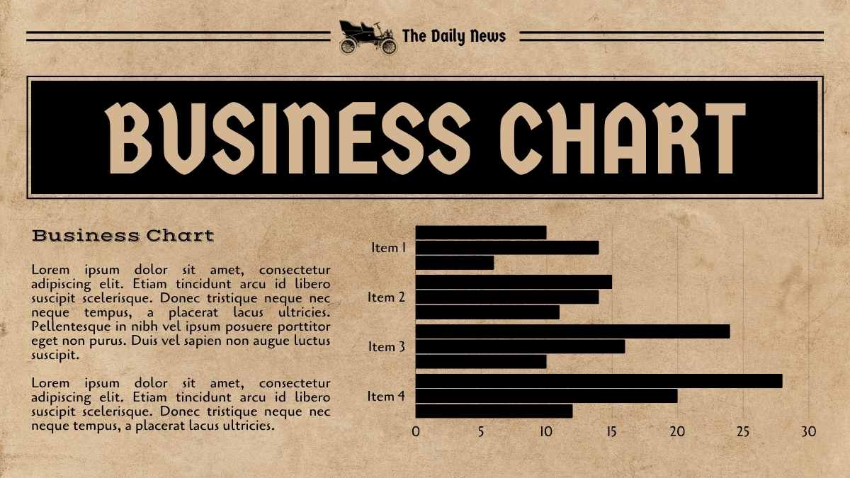 Slides de Boletim Informativo em Estilo de Jornal Vintage - deslizar 10