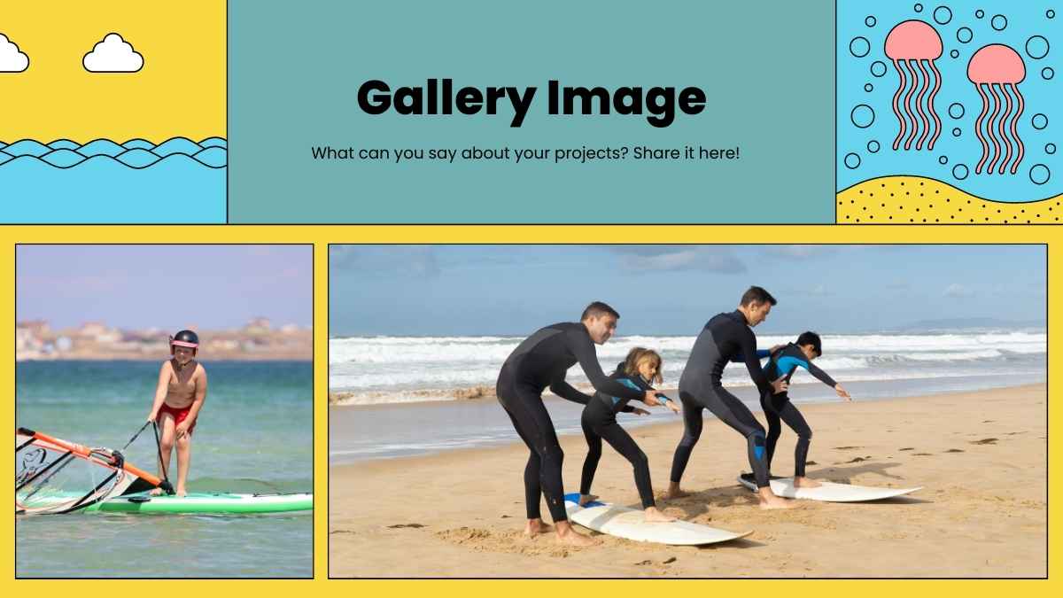 Slides de Marketing para Marca de Surf Retrô - deslizar 12