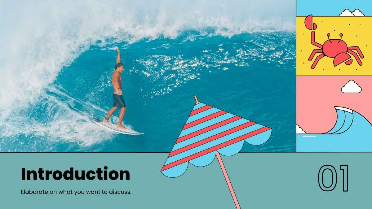 Slides de Marketing para Marca de Surf Retrô - deslizar 4