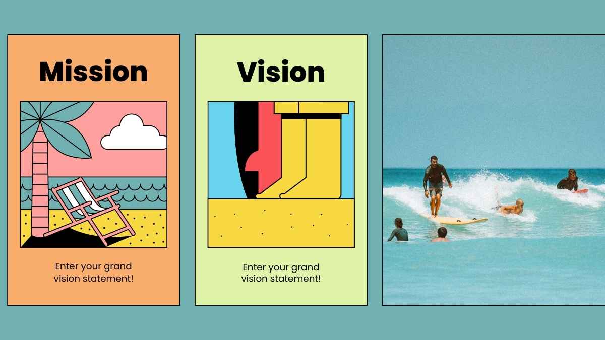 Retro Surf Brand Marketing Slides - slide 7